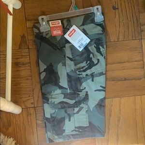 Boys Camo Wrangler Cargo Shorts New With Tags